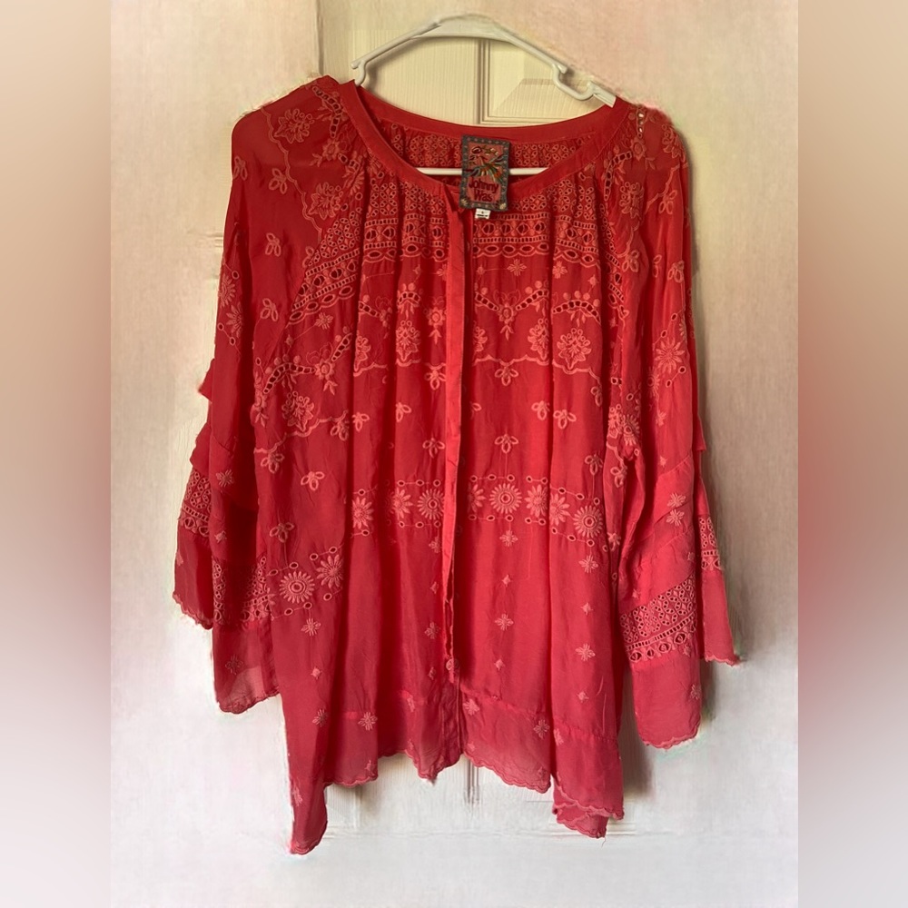JohnnyWas- New never worn. Peach/coral